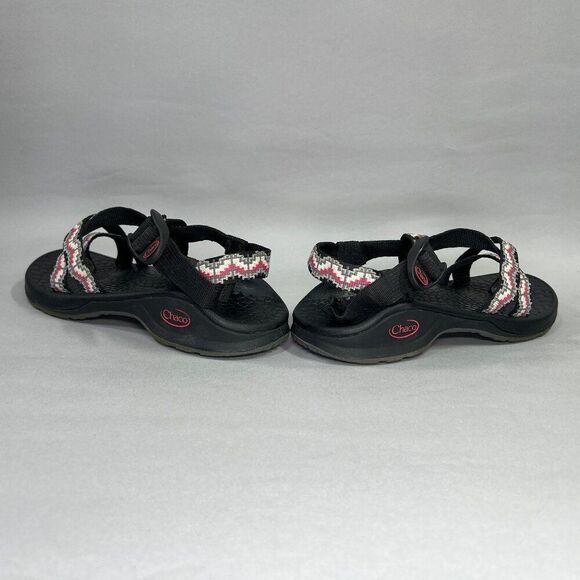 Chaco Updraft EcoTread-2 Sandal Women's Size 6 Black Gray Pink Tapestry Toe Loop - Picture 6 of 12